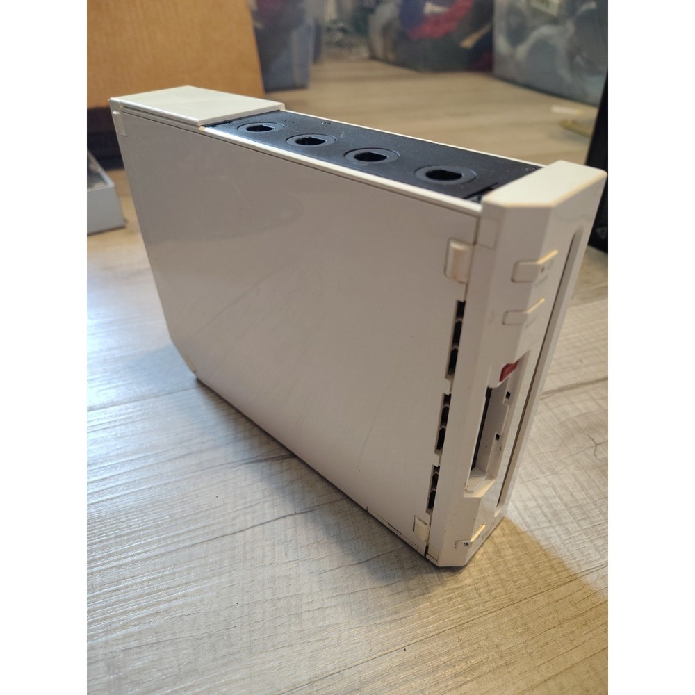 Nintendo Wii Video Game Console ONLY White RVL-00l Tested and Working No Control